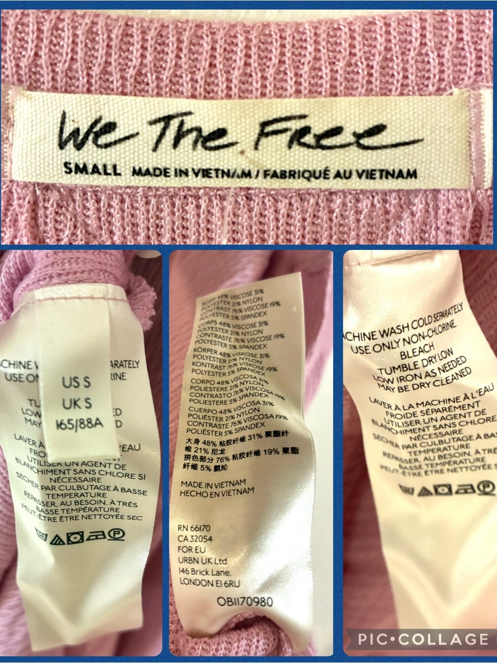 NWT Free People We The Free Snowy Thermal Long Sleeve Top - Picture 14 of 14